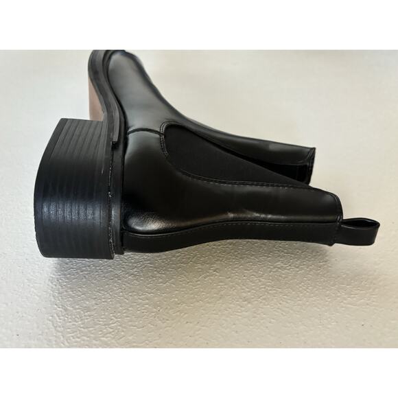 Zara Women's Boots Black EUC Chelsea Ankle Bootie EU Size 38 US 7.5–8 - Picture 9 of 15